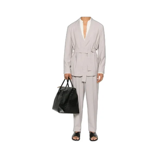 Virgin Wool Single-Breasted Suit
