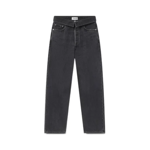Agolde Echo High-Rise Tapered-Leg Jeans