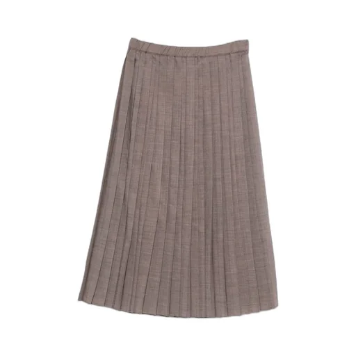 Pleated Midi Skirt