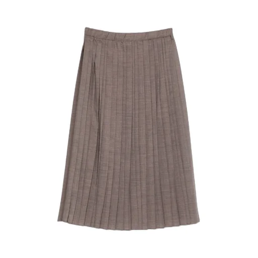 Pleated Midi Skirt