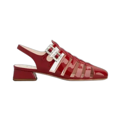 TrÈS Vivier Sandals In Patent Leather