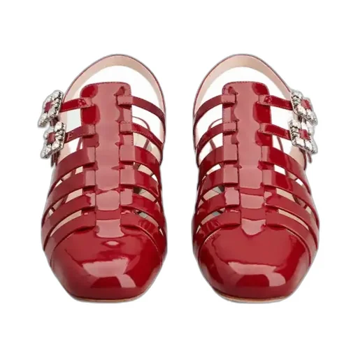 TrÈS Vivier Sandals In Patent Leather