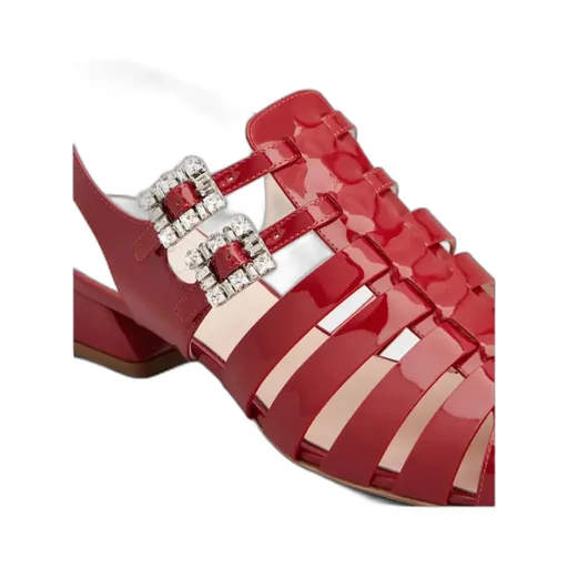 TrÈS Vivier Sandals In Patent Leather