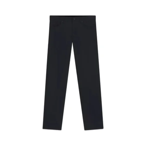Maine Five-Pocket Logo-Plaque Trousers