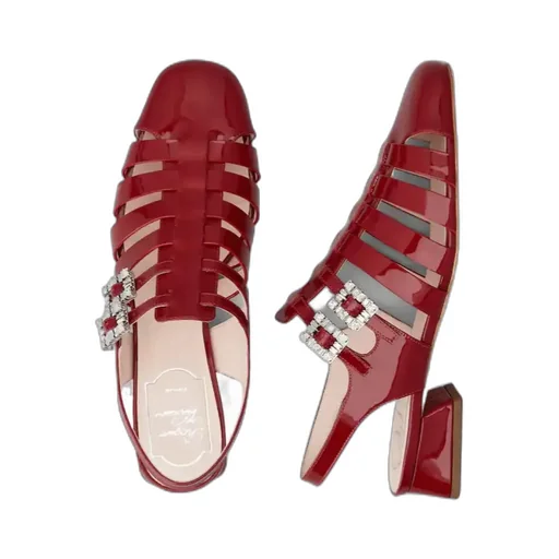 TrÈS Vivier Sandals In Patent Leather