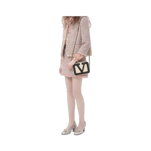 Valentino Viva Vlogo Signature Zip-Up Crossbody Bag