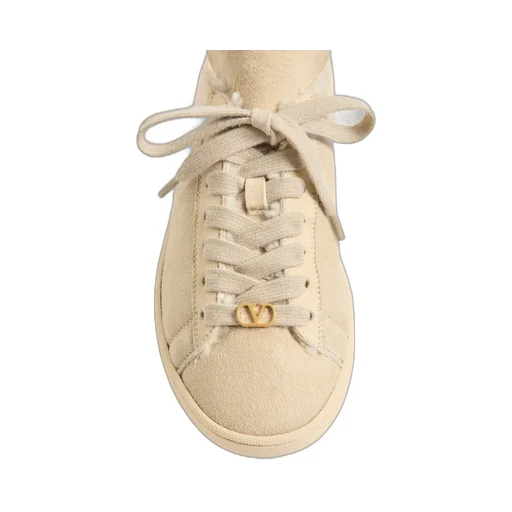 Valentino	Vlogo Plaque Lace-Up Sneakers