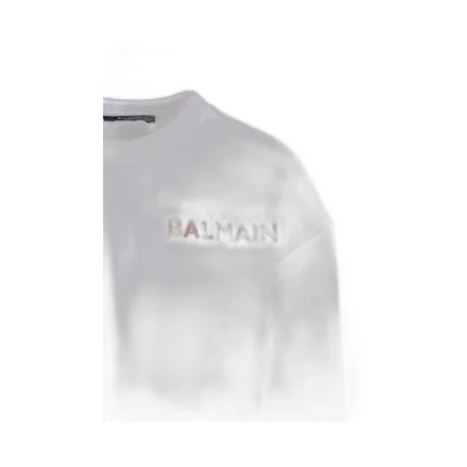 Balmain Kids Logo-Embellished Crewneck Sweatshirt