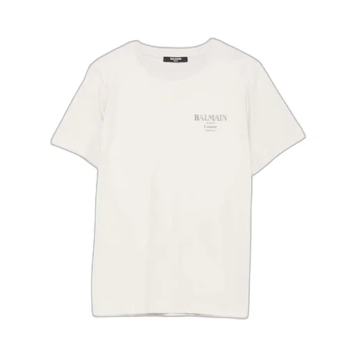 Balmain Kids Logo Printed Crewneck T-Shirt