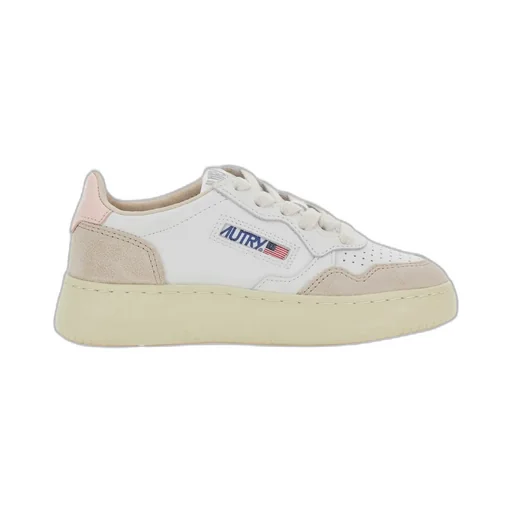 Autry Kids Perforated Lace-Up Sneakers