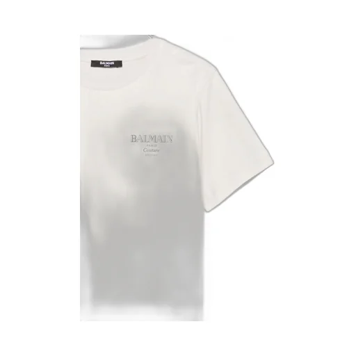 Balmain Kids Logo Printed Crewneck T-Shirt