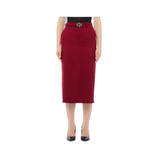 Belted Midi Skirt