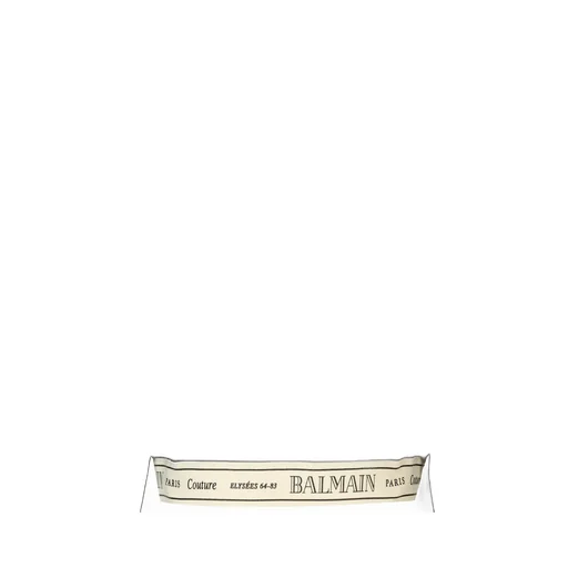 Balmain Kids Logo-Band Crewneck Cropped Jumper