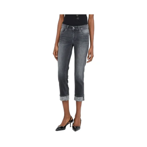 Denim Trousers With Belt Loops
