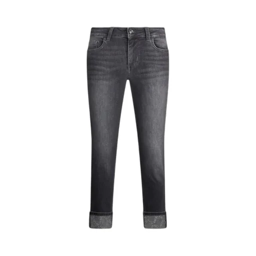 Denim Trousers With Belt Loops