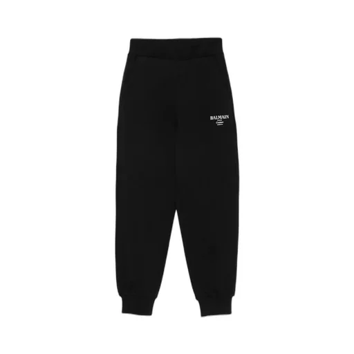 Balmain Kids Logo Printed Track Pants