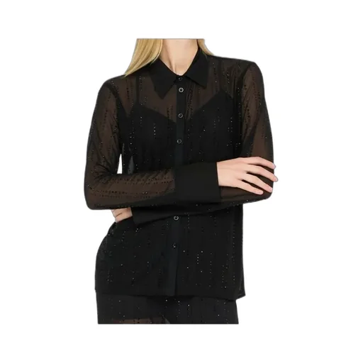 Liu Jo Embellished Tulle Shirt