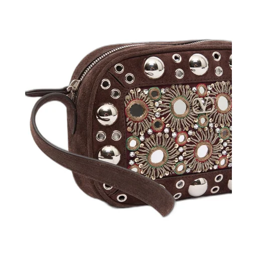 Valentino Vlogo Signature Zip-Up Shoulder Bag