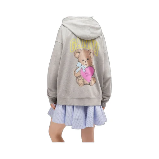 Ganni Teddy Zip Hoodie