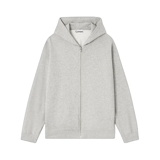 Ganni Teddy Zip Hoodie