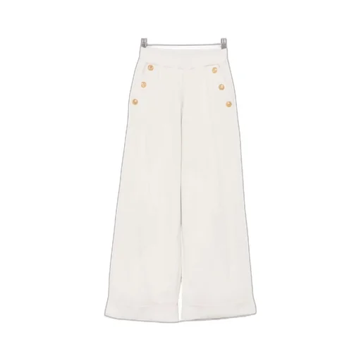 Button-Detailed Trousers