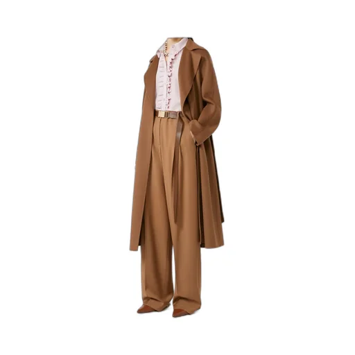 Max Mara Studio Belted Pleated Trousers