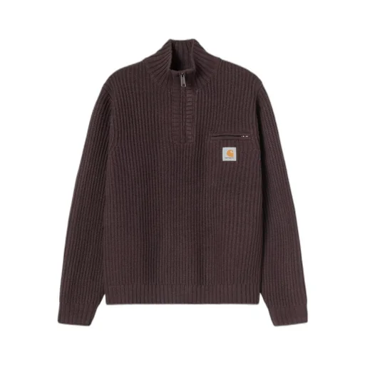 Detroit Ribbed Zip Sweater