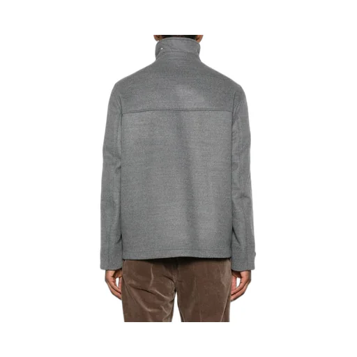 Flap-Pocket Wool Jacket