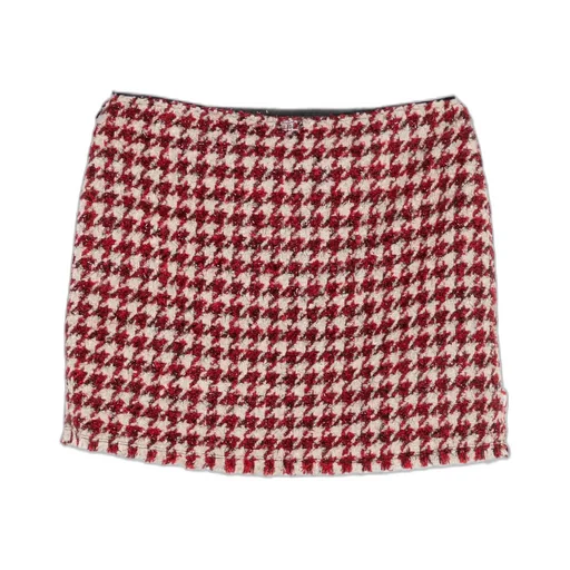 Houndstooth Mini Skirt