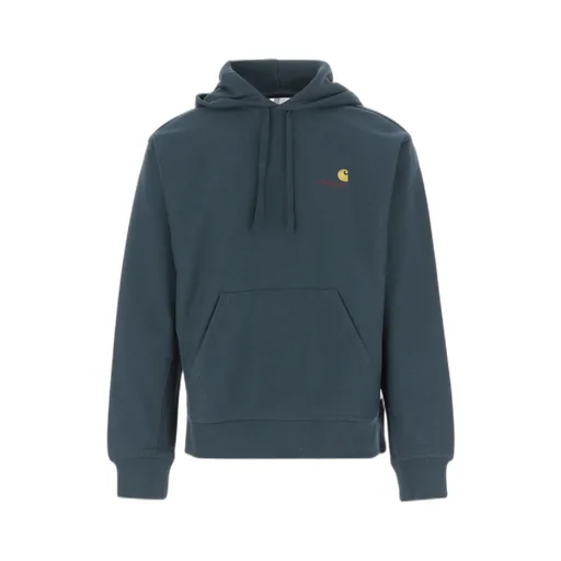 American Script Logo-Embroidered Hoodie