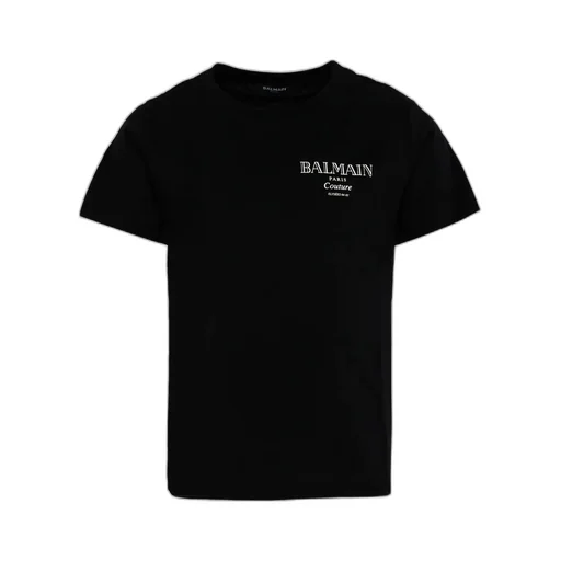 Balmain Kids Logo Printed Crewneck T-Shirt