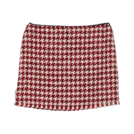Houndstooth Mini Skirt