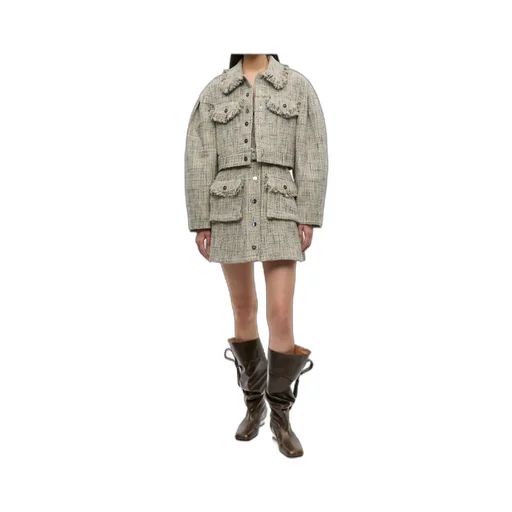 Ganni Square-Toe Boots