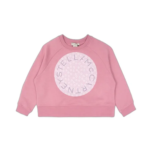 Stella Mccartney Kids Logo Printed Crewneck Sweatshirt