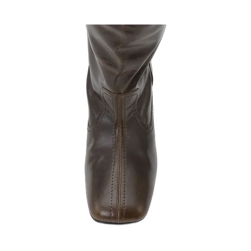 Ganni Square-Toe Boots