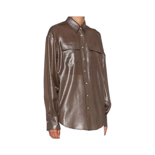 Metallic-Finish Shirt
