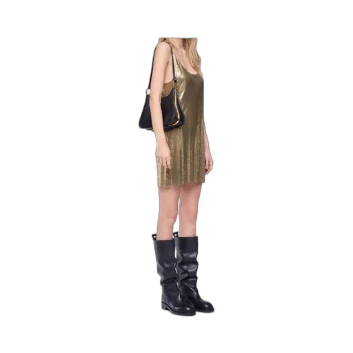 Medium Ring Leather Shoulder Bag