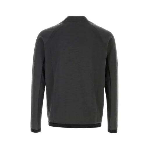 Stone Island Logo Embroidered Half-Zip Sweater