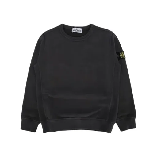 Stone Island Junior Logo Patch Crewneck Sweatshirt