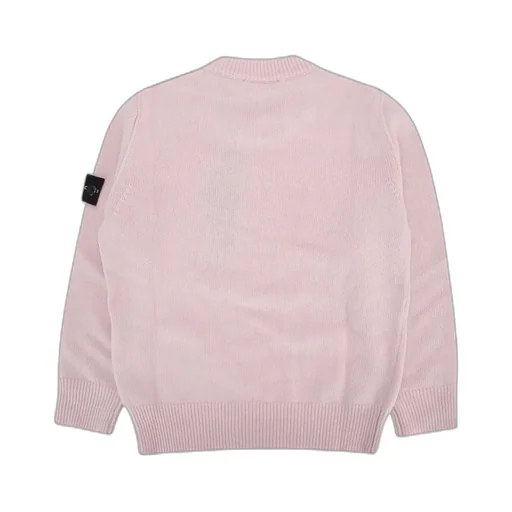 Stone Island Junior Logo Patch Crewneck Jumper