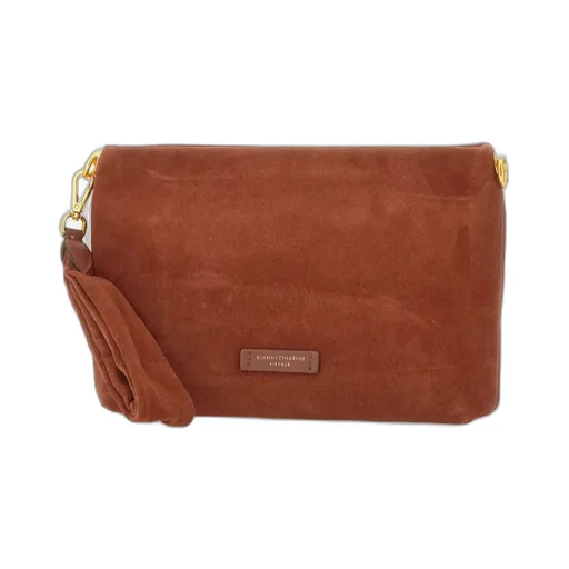Gianni Chiarini Logo Patch Zipped Clutch Bag