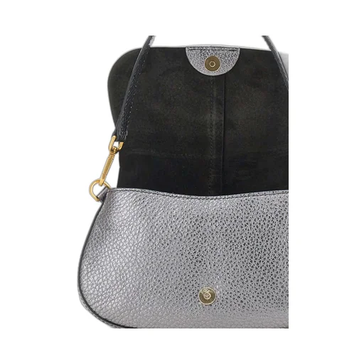 Gianni Chiarini Helena Round Foldover Top Shoulder Bag