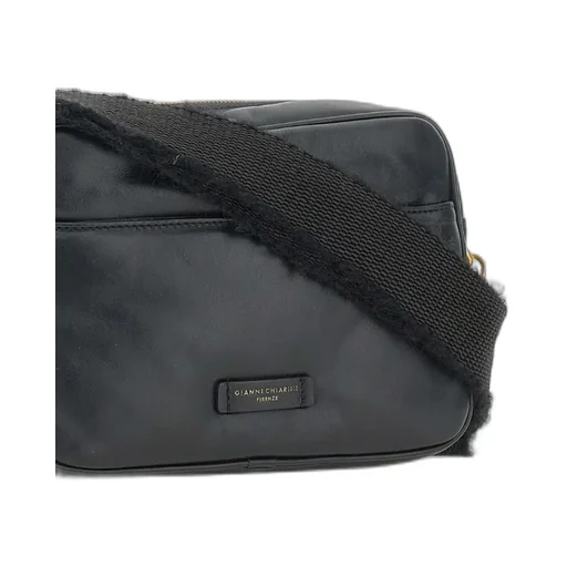 Gianni Chiarini Logo Patch Zipped Shoulder Bag
