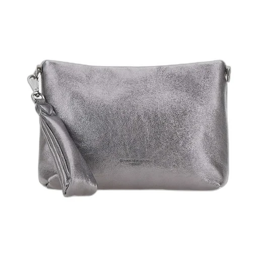 Gianni Chiarini Logo Embossed Zipped Clutch Bag