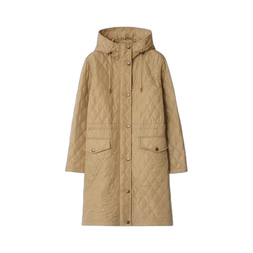 Quilted Hooded Coat