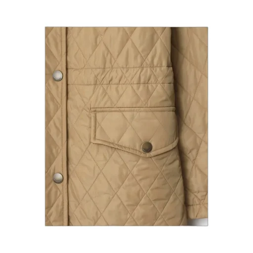 Quilted Hooded Coat