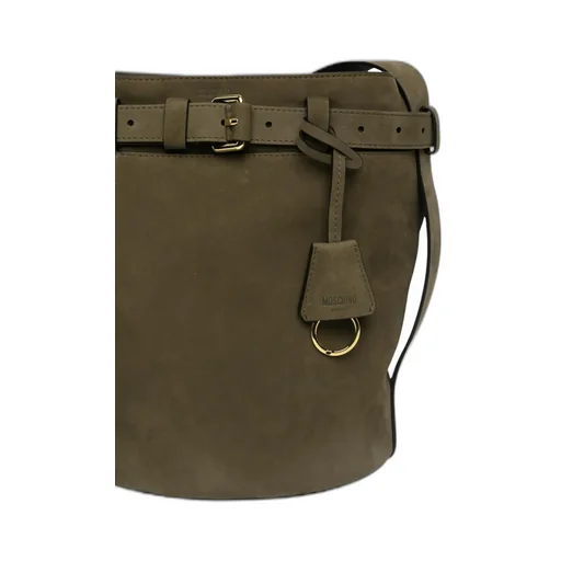 Brushed Leather Crossbody Bag
