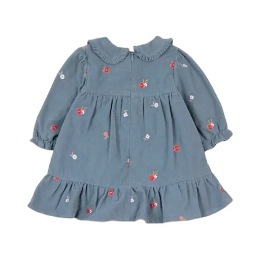 All-Over Floral Embroidered Dress