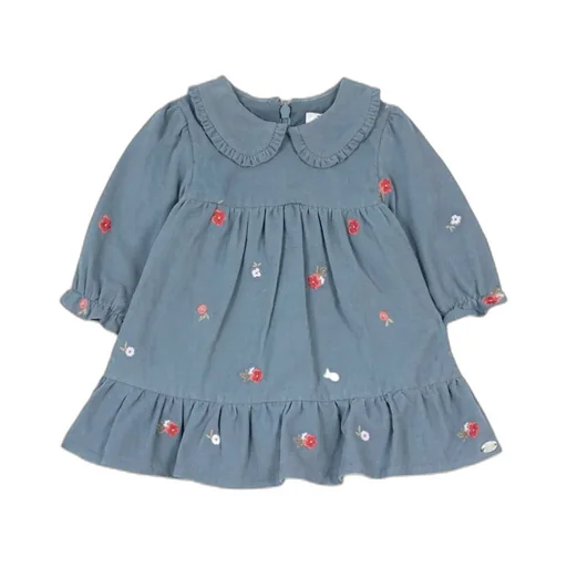 All-Over Floral Embroidered Dress