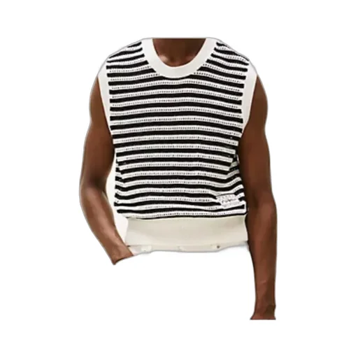 Tommy Hilfiger Striped Sleeveless Knitwear